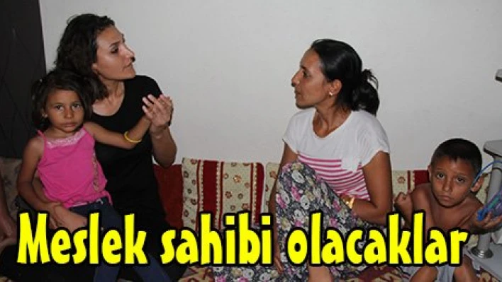 Meslek sahibi olacaklar