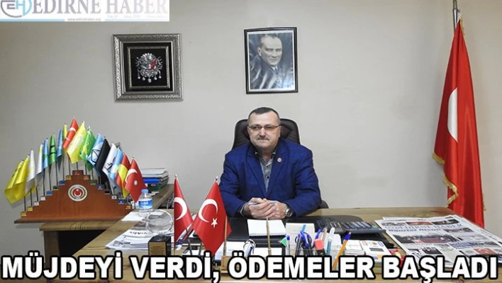 Suiçmez müjdeyi verdi ödemeler başladı