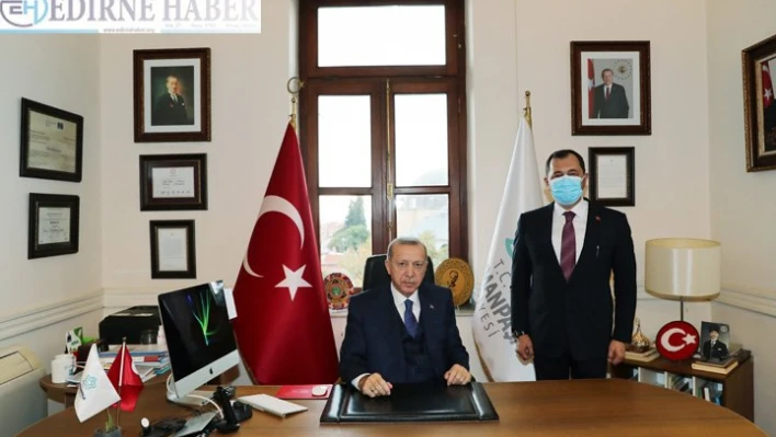 Cumhurbaşkanı Erdoğan, valiliği ziyaret etti