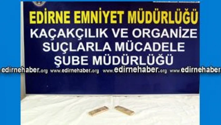 Kapıkule'de altın kaçakçılığı
