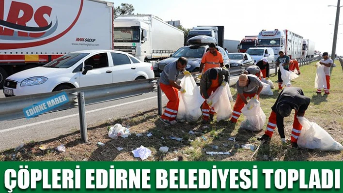 Gurbetçinin çöpü Belediyeye kaldı