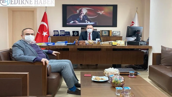 Tekirdağ BİK Müdürü Karakaya, Vergi Dairesi Başkanı Taşkıran'ı ziyaret etti