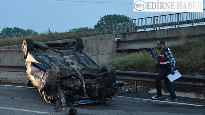 Trafik kazası can aldı