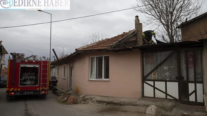 Baca yangını itfaiye tarafından söndürüldü