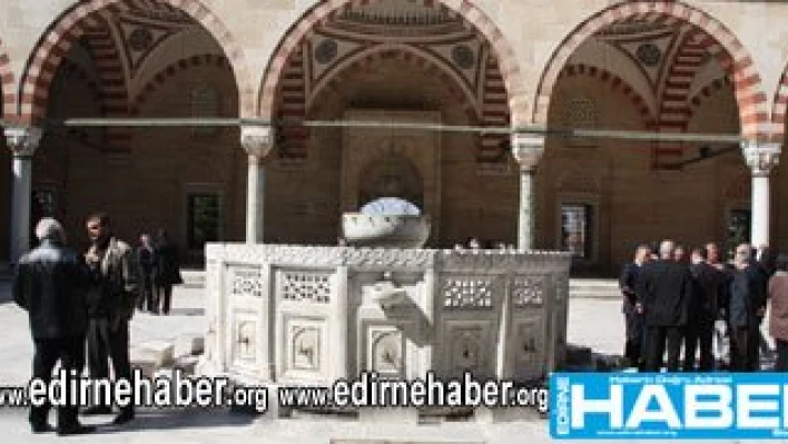 Şadırvanın üzeri kapatılacak mı?