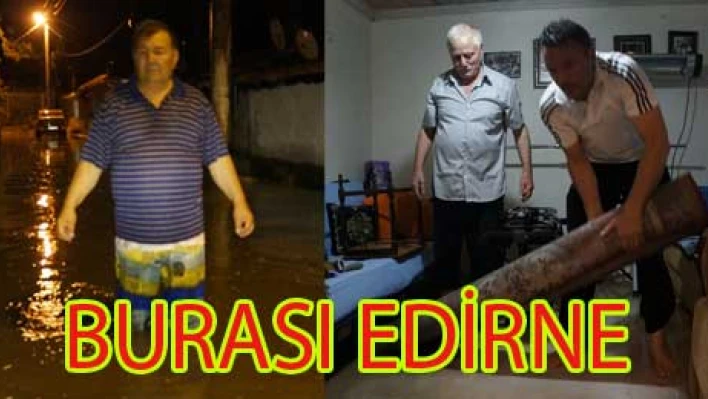 Her yer göl oldu