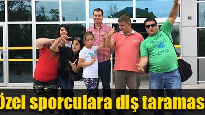 Diş taramasından geçtiler