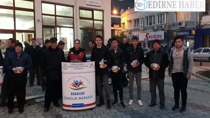 Gençler sabah namazında buluştu