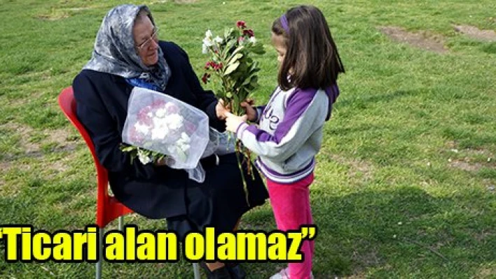'Ticari alan olamaz'