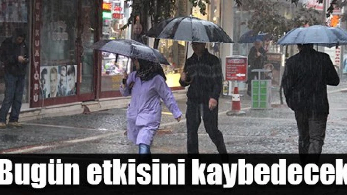 Yağış bugün kesiliyor