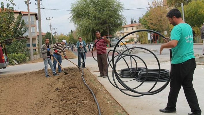 Çevre düzenlemeleri başladı