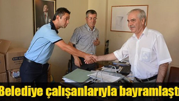 Personelin bayramını kutladı