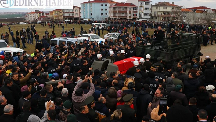 İdlib şehidi  Bekir son yolculuğuna uğurlandı
