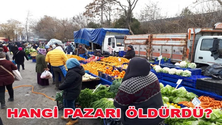 Pazartesi pazarını öldürdü