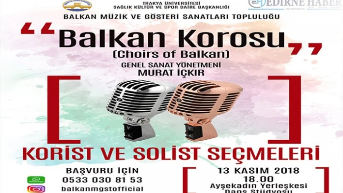 TÜ solistlerini arıyor