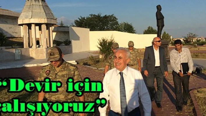 'Devir için çalışıyoruz'