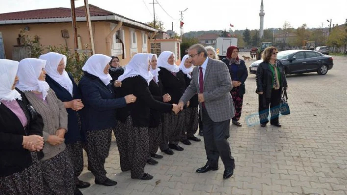 Kaymakamdan köye ziyaret