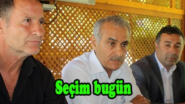 Seçim bugün