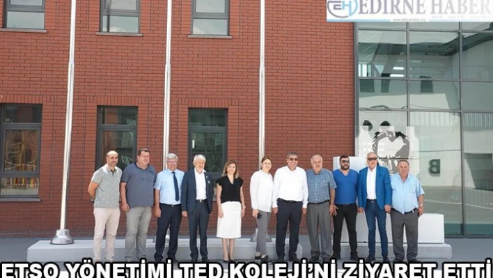 ETSO Yönetimi TED Koleji'ni Ziyaret Etti