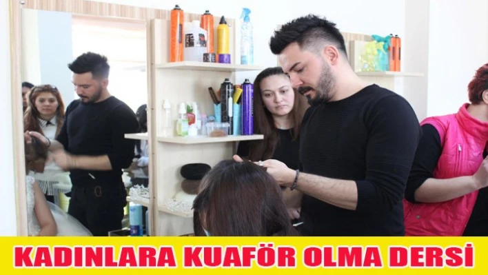 'Artistik kuaförlük' öğrenecekler