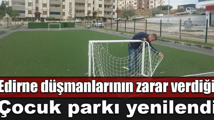 Park yenilendi