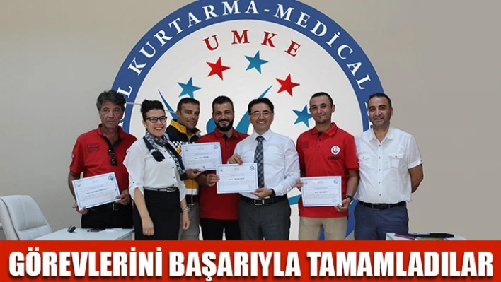 Sağlık çalışanlarına teşekkür belgesi