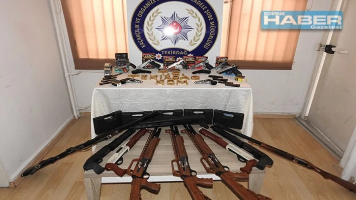silah kaçakçılarına operasyon