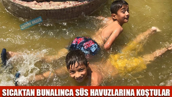 Sıcak hava bunalttı