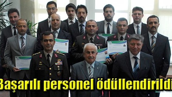 Başarılı personel ödüllendirildi