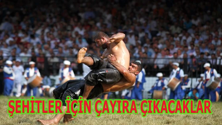 Şehitler için çayıra çıkacaklar