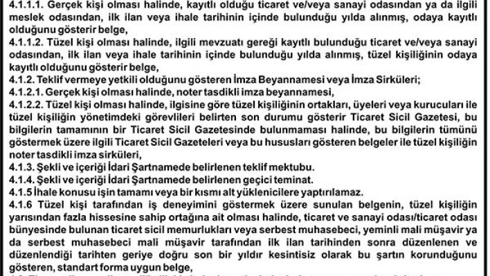 2016 MALİ YILI 12 AY SÜRELİ PERSONEL ÇALIŞTIRILMASINA DAYALI 2 KİŞİLİK TEMİZLİK