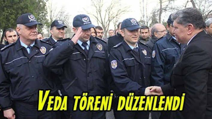 Veda töreni düzenlendi