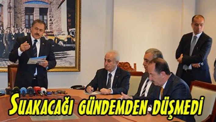 Suakacağı gündemden düşmedi