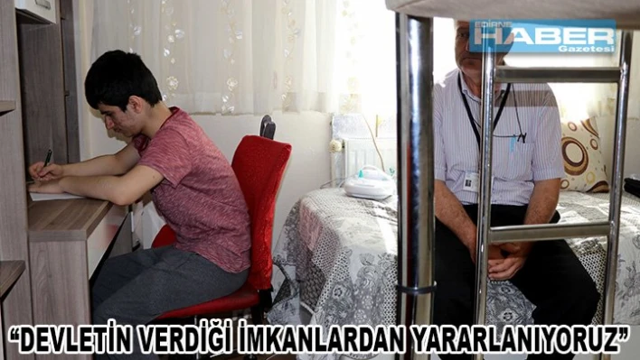 'Devletin sağladığı imkanlardan yararlanıyoruz'