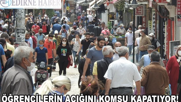 ÖĞRENCİLERİN AÇIĞINI KOMŞU KAPATIYOR!