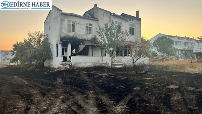 4 ev hasar gördü, on binlerce dekar küle döndü