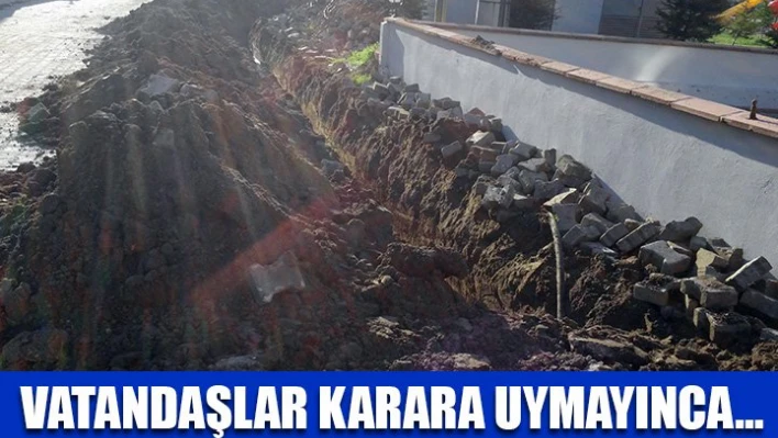 Sorunu yine Belediye çözdü