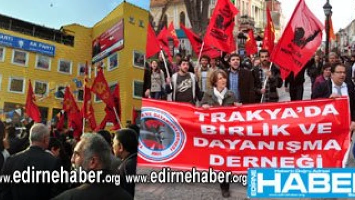 4+4+4'e AKP önünde tepki