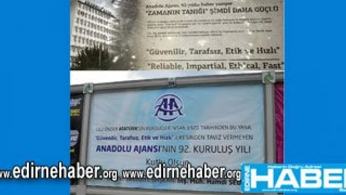 Anadolu Ajansı 92. yaşında