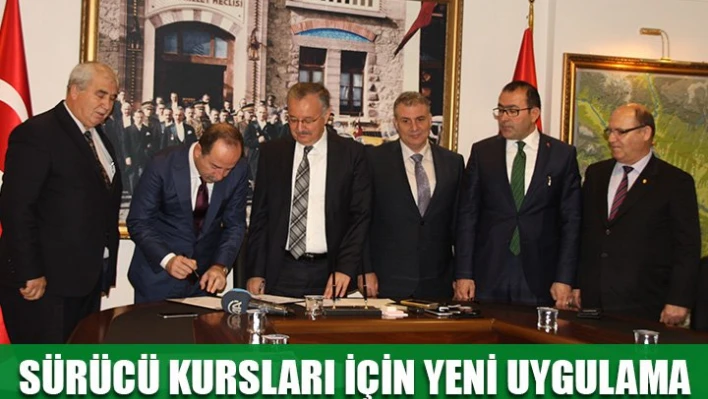 İmzalar, sürücülere Adap eğitimiÂ  için
