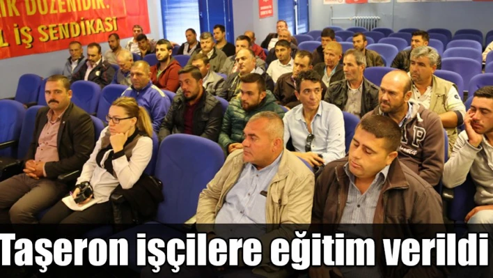 Eğitim aldılar
