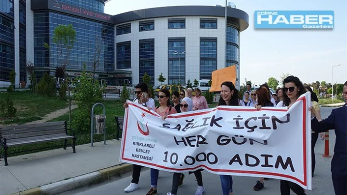 SAĞLIKLI YAŞAM YÜRÜYÜŞÜ DÜZENLENDİ