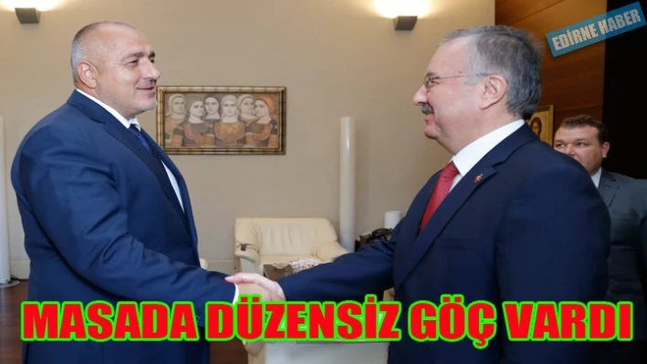 Ticaret ve Düzensiz göçü konuştular