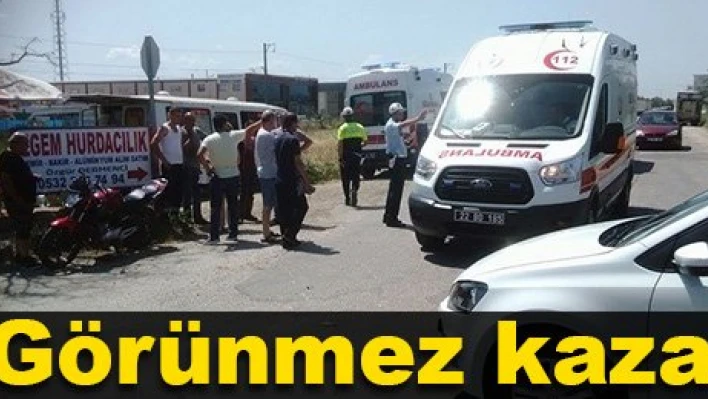 Motosikleti görmedi