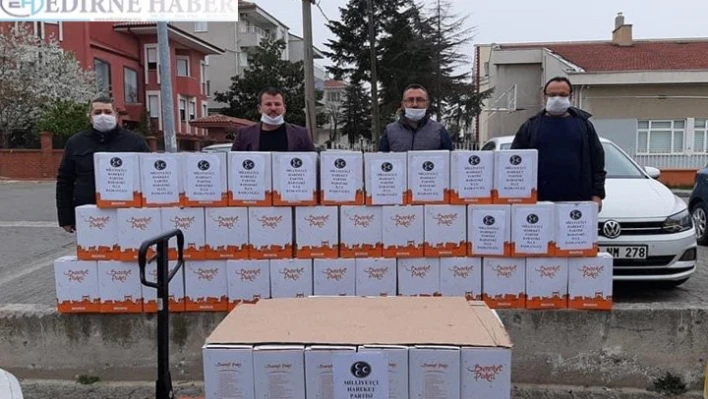 MHP'den yardım kolisi