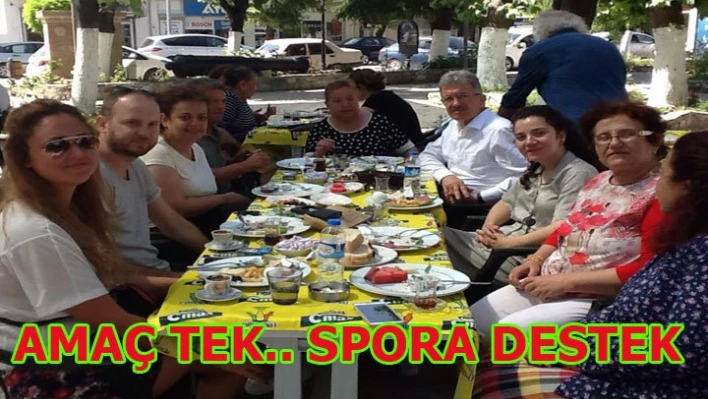 Spora destek için buluştular