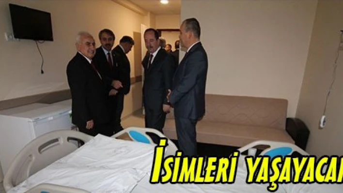 İsimleri yaşayacak