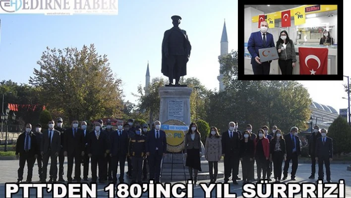 PTT'den 180'inci yıl sürprizi