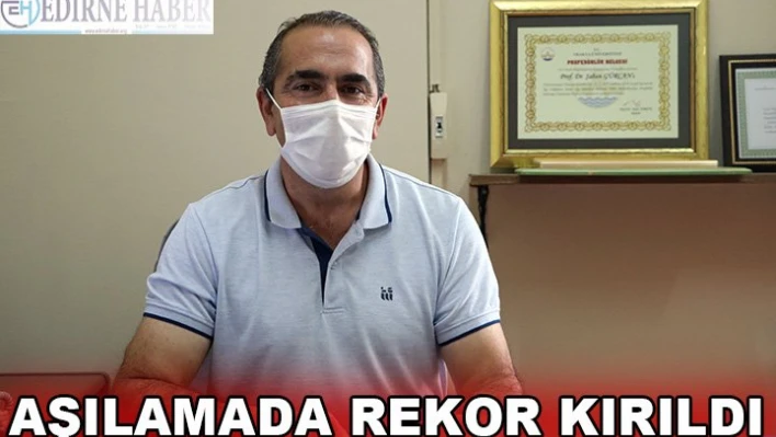 Aşılamada rekor kırıldı