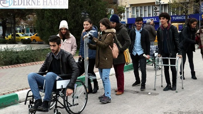Engellilerin yaşadıkları zorluklar empati yoluyla tespit edildi